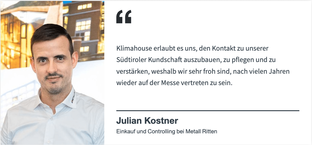 Statement von Julian Kostner